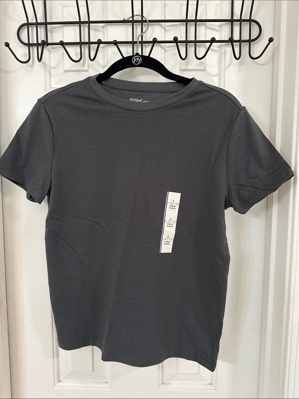 Cat & Jack Charcoal Gray Short Sleeve Tee